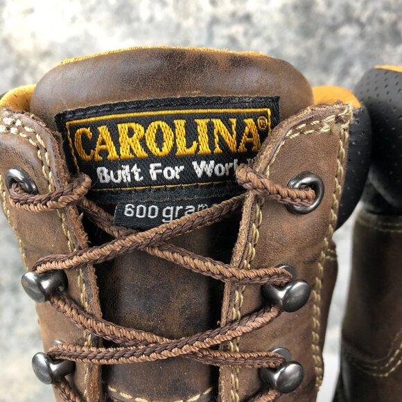 Carolina Men\'s Rugged Brown Leather Boots main image 5